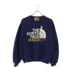 グッチ ノースフェイス サイズ:S 671455 XJDRL フロントロゴクルーネックスウェット 中古 BS99