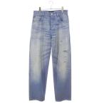 ショッピングバレンシアガ バレンシアガ デニムパンツ サイズ:XS 786468 TQW53 グラフィックウォッシュ加工デニムパンツ 中古 OM10