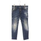 ディースクエアード サイズ:44 13AW S71LA0674 ダメージ加工スキニーデニムパンツ 中古 BS99