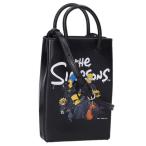 バレンシアガ 593826 ショッピングフォンホルダー キャラクタープリント2wayハンドバッグ 中古 BS99