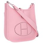 エルメス サイズ:23 エブリン3 K刻印 SV金具ローズサクラピンクショルダーバッグ 中古 GZ14