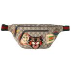  Gucci 484683 GGs шкив m Anne Gree кошка сумка-пояс б/у BS99