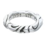 クロムハーツ リング サイズ_7.5号 SCRL BAND スクロールバンド シルバーリング 中古 OS06