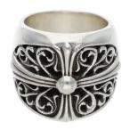 クロムハーツ リング サイズ:21号 CLASSIC OVAL クラシックオーバルクロス シルバーリング 中古 FK04