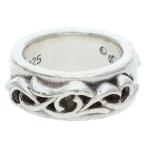 ショッピングクロムハーツ クロムハーツ リング サイズ:10号 DBL NARROW VINE BAND ダブルナローヴァインバンド シルバーリング 中古 OK15