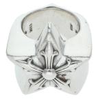 ショッピングLRG クロムハーツ リング サイズ:9号 STR LRG ラージスター シルバーリング 中古 OS06