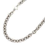 クロムハーツ Chrome Hearts PAPER CHAIN LRG/ラージペーパーチェーン サイズ_18inch シルバーネックレス 中古 SS07