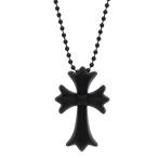 クロムハーツ ネックレス RUBBER CH CRS SML ラバースモールCHクロス ラバーネックレス 中古 SJ02