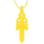 クロムハーツ ネックレス RUBBER LARGE DAGGER ラバーラージダガー シリコンラバーネックレス 中古 SS07