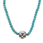  Chrome Hearts 4mm бисер колье б/у SS07