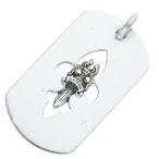 クロムハーツ ネックレストップ D/TAG LRG FLE DAG/フレアダガードッグタグ ラージドッグタグネックレストップ 中古 GZ11