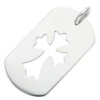 クロムハーツ ネックレストップ D TAG LRG CO CRS カットアウトクロス ラージドッグタグネックレストップ 中古 GZ11