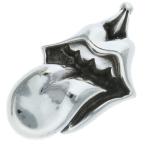 クロムハーツ LIPS TONGUE CHARM リップアンドタンチャーム シルバーネックレストップ 中古 SS07