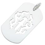 クロムハーツ ネックレストップ D TAG LRG FLE DAG フレアダガードッグタグ ラージドッグタグネックレストップ 中古 SS07