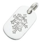 クロムハーツ D TAG SML スモールドッグタグネックレストップ 中古 SS07