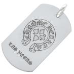 クロムハーツ D TAG LRG LTD ラージドッグタグ ラスベガス限定シルバーネックレストップ 中古 SS07