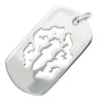 ショッピングLRG クロムハーツ ネックレストップ D TAG LRG DAGGER ダガーカットアウトドッグタグ オールドラージドッグタグネックレストップ 中古 NO05