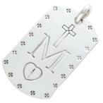 ショッピングLRG クロムハーツ ネックレストップ D TAG LRG MAPPLE THORPE メイプルソープドッグタグ ラージドッグタグネックレストップ 中古 OK15