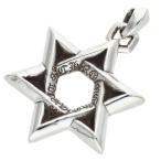 クロムハーツ STAR OF DAVID LG ラージスターオブダビデ ペンダント シルバーネックレストップ 中古 OK15