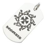 ショッピングLRG クロムハーツ D TAG LRG LTD ラージドッグタグ ホノルル限定 シルバーネックレストップ 中古 SS07