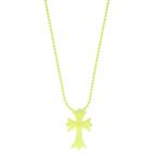 クロムハーツ ネックレストップ FNO RUBBER CH CRS SML ラバースモールCHクロス FNO限定シリコンネックレス 中古 SJ02