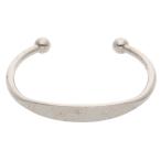 ショッピングヴィトン ルイヴィトン バングル サイズ:M M6483M64839 ジョンク・モノグラム モノグラムシルバーバングル 中古 BS99