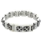 クロムハーツ ブレスレット I LINK Iリンク CHプラスモチーフシルバーブレスレット 中古 OS06