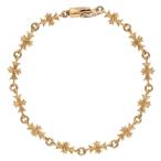 Chrome Hearts 12LINK 22K TNY E CH PLS Thai колено ECH плюс Gold браслет б/у SJ02