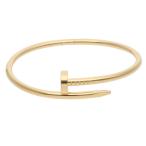  Cartier размер :18 новая модель JUSTE UN CLOU BRACELET K18WGju -тактный лодыжка браслет б/у SS13