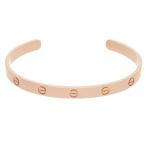  Cartier размер :19 LOVE BRACELET Rav breath открытый K18PG браслет б/у SS13