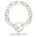  Hermes размер :12LINK Chaine d'Ancre GMshe-n Dunk ruGM серебряный браслет б/у NO05