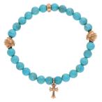  Chrome Hearts размер :6mm 22k 6mm BEAD 6mm бисер браслет б/у SS07