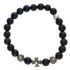  Chrome Hearts 8mm BEAD 8mm бисер breath BEAD8mm коврик оникс бисер браслет б/у GZ11