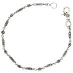  Chrome Hearts Chrome Hearts 1 зажим длинный barrel Cross мяч ссылка размер :9LINK серебряный цепочка для бумажника б/у SS07