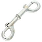  Chrome Hearts цепочка для ключей DOUBLE CLIP KEY CHAIN двойной зажим flair колено серебряный цепочка для ключей б/у OK15