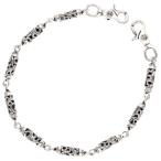  Chrome Hearts 9LINK ROLLER LONG-T 2 зажим 9LINK длинный ролик серебряный цепочка для бумажника б/у NO05