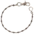  Chrome Hearts цепочка для бумажника Short 1BALL SHORT-S 1 зажим Short #1 Cross мяч серебряный цепочка для бумажника б/у SS07