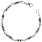  Chrome Hearts размер :9LINK ROLLER LONG-S 1 зажим 9LINK длинный ролик Old серебряный цепочка для бумажника б/у NO05