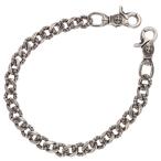  Chrome Hearts FANCY LONG-2 2 зажим длинный fancy серебряный цепочка для бумажника б/у SJ02