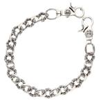  Chrome Hearts FANCY SHORT-2 2 зажим Short fancy серебряный цепочка для бумажника б/у NO05