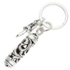  Chrome Hearts ROLLER&amp;No5 DGGR ролик #5daga- кольцо для ключей серебряный цепочка для ключей б/у SS07