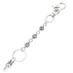  Chrome Hearts CLIP NO2 BALL 3D #2 Cross мяч серебряный цепочка для ключей б/у SJ02
