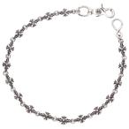  Chrome Hearts размер : длинный 4C CROSS LONG-S 1 зажим cut наружный CH плюс серебряный цепочка для бумажника б/у OK15