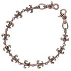  Chrome Hearts размер :11LINK BSF SHORT-S 2 зажим Short BS flair ссылка серебряный цепочка для бумажника б/у OK15