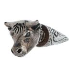 グッチ アンガーフォレストシルバーピアス 中古 BS99