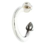クロムハーツ HOOP PLAIN プレーンフープ シルバーピアス 中古 SS07