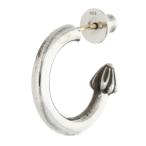 クロムハーツ ピアス HOOP PLAIN プレーンフープ シルバーピアス 中古 SS07