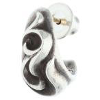 クロムハーツ CARVED TEARDROP カーブドティアドロップ シルバーピアス 中古 SJ02