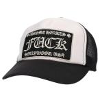 クロムハーツ Chrome Hearts TRUCKER CAP/トラッカーキャップ FUCKパッチクロスボール付メッシュ帽子 中古 BS99