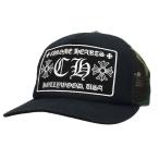 クロムハーツ Chrome Hearts TRUCKER CAP/トラッカーキャップ CHパッチクロスボール付迷彩メッシュキャップ 中古 OM10